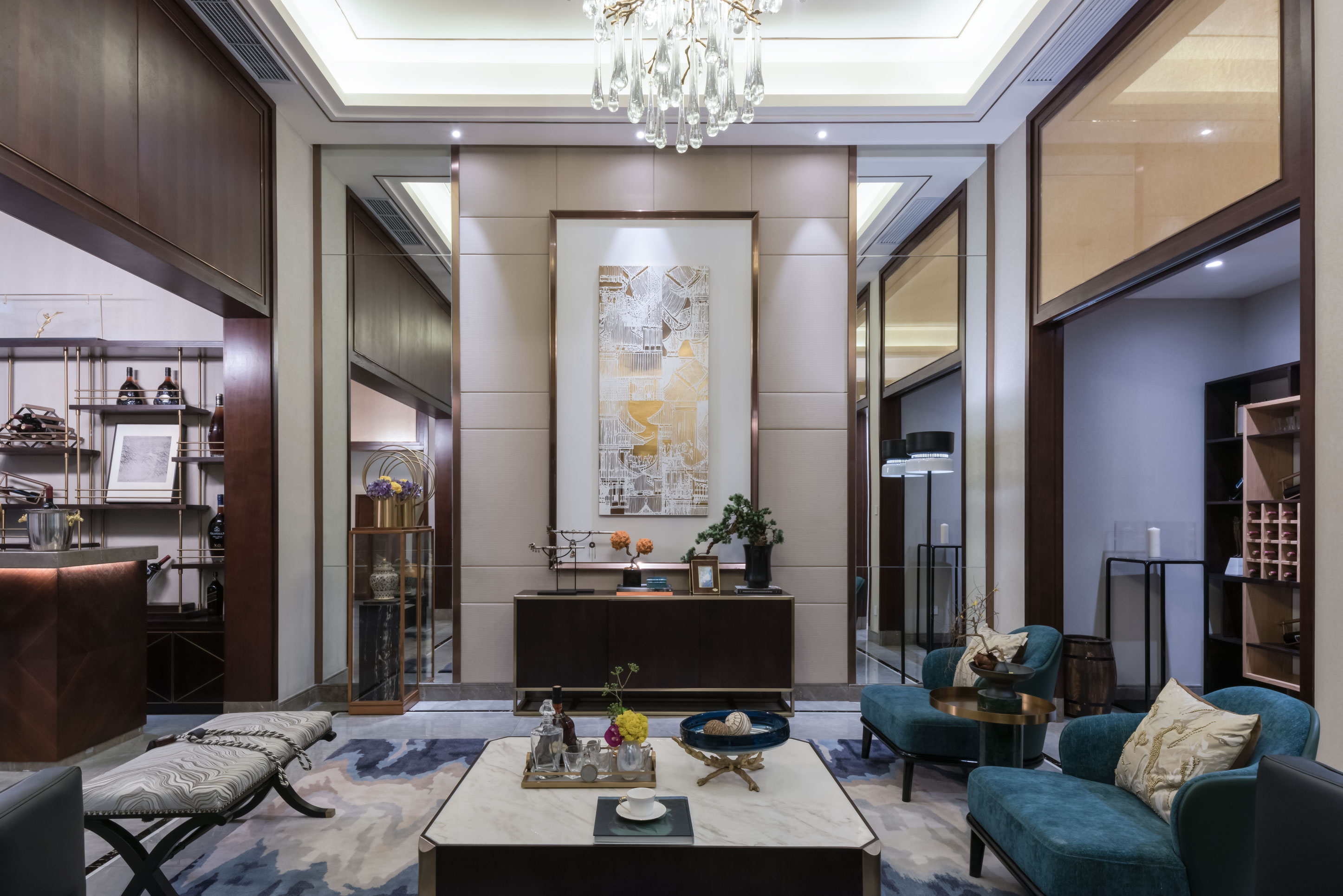 Những mấu thiết kế phong cách Trung Quốc hiện đại cho chung cư