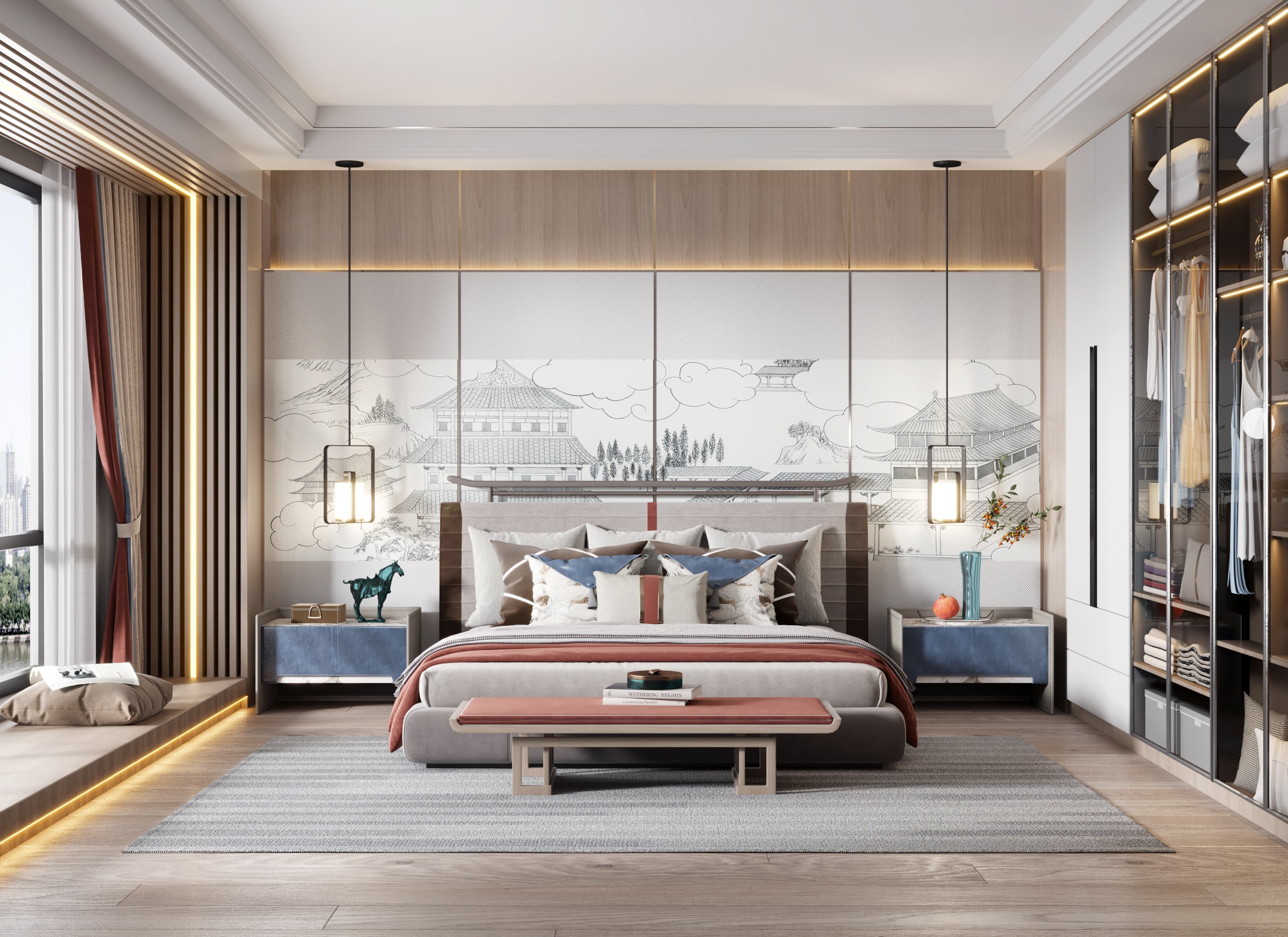 Top những mẫu thiết kế nội thất phong cách trung ấn tượng cho từng không gian